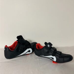 Peloton Cycling Shoes Size 47 / US 13 Indoor Spin Bike Black Red